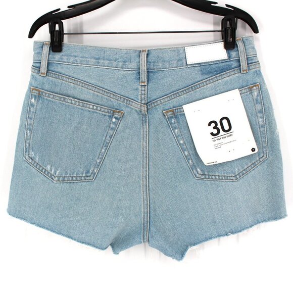 Re/Done | Shorts | Redone 7s High Rise Sim Fit Distressed Shorts Rigid ...